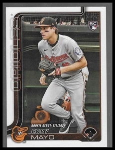 2025 Topps Update #US282 Coby Mayo Baltimore Orioles - Picture 1 of 2