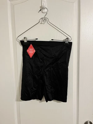 Shorts modelador SPANX S1037 feminino preto power curto coxa média tamanho grande - Imagem 1 de 4