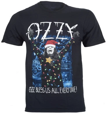 Camiseta Ozzy Osbourne Navidad Negra Arms Out Holiday Oficial Nueva S M L XL XXL Foto 1 de 4