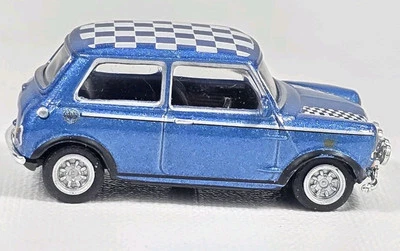 1/72 scale diecast Cararama British Cooper Mini Blue - Image 1 of 4
