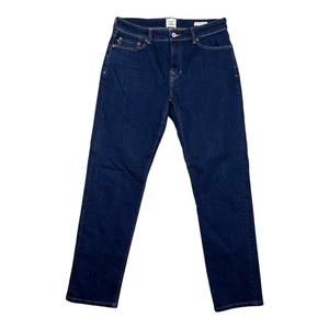 Pantalones de mezclilla elásticos clásicos informales de pedernal y yesca para hombre 32x32 azul calce recto - Imagen 1 de 9