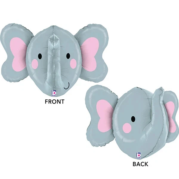 Globo cabeza de elefante multilateral Dimensionals 34 pulgadas Foto 1 de 1
