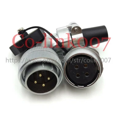 WS28, 4pin Connector, WEIPU Hight Current Blukhead Aviation Solder Connector Kit - Image 1 of 4