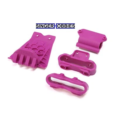 ARRMA ARA320769 conjunto de montagem inferior para skid e para-choque - roxo GORGON HH - Imagem 1 de 2