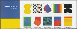 US 5382-5391 5391a Ellsworth Kelly F header block 10 MNH 2019 - Picture 1 of 1