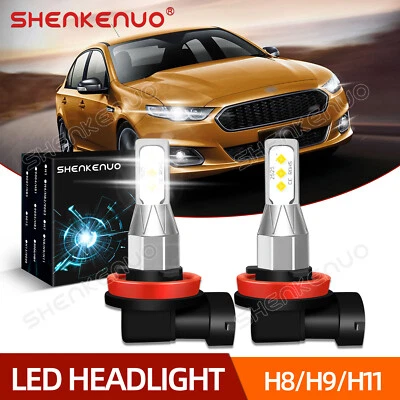 2X H11 LED Headlight White 6000K for 2008-2016 FG FGX Ford Falcon XR6 FPV - image 1 of 4