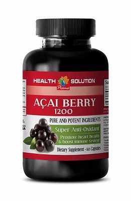 HEALTH SOLUTION USA Pure acai berry - ACAI BERRY 1200 SUPER ANTIOXIDANT - Cardiovascular 1B