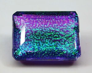 Piedra preciosa suelta corte esmeralda doblete ópalo de fuego monarca natural 97,20 quilates certificada - Imagen 1 de 7