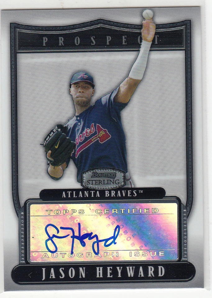 Tarjeta de novato firmada automáticamente por Jason Heyward Cubs 2007 Bowman Sterling rC CANTIDAD Foto 1 de 1