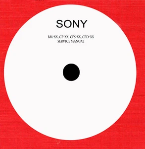 Service manual for Sony audio recorder bm cfd cfs by model pdf on cd*bin 1 of 5* - Picture 1 of 1