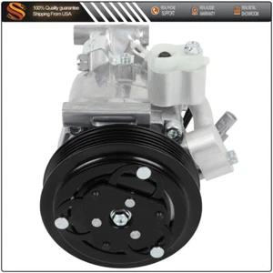 A/C AC Compressor And Clutch for Suzuki SX4 2007-2008 2009 2.0L 5 Grooves Pulley - Picture 1 of 9