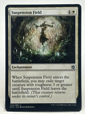 Suspension Field LP/MP* Khans Of Tarkir ENGLISH 025/269 mtg -UnltdCards - Image 1 of 2
