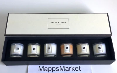 Juego de 6 velas perfumadas JO MALONE ~ albahaca lima, pomelo, naranja azul Foto 1 de 4