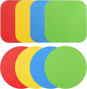 Rubber Jar Lid Opener Gripper Pads Weak Hands Seniors Kitchen Tool Manual 8 Pack - Picture 1 of 7
