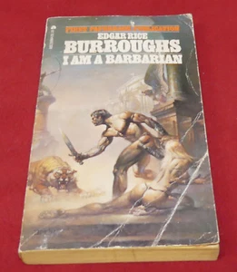 EDGAR RICE BURROUGHS 1967 I Am Barbarian First Edition Paperback - Picture 1 of 1