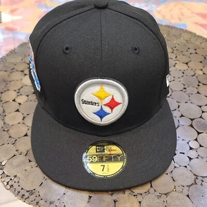 New Era 59fifty Pittsburgh steelers Hat Cap 7 1/2 2004 pro bowl hawaii patch nwt - Picture 1 of 5