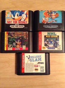 Sega Genesis 5 Spiele Lot, Sonic the Hedgehog 3 Original - Bild 1 von 4