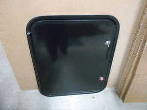 *24" X 20" HATCH BAGGAGE CARGO COMPART STORAGE DOOR RV BLACK FREE SHIP *305* - Bild 1 von 5
