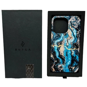 Burga Phone Case for iPhone 13 Pro Blue Multicolored Marble - Picture 1 of 4