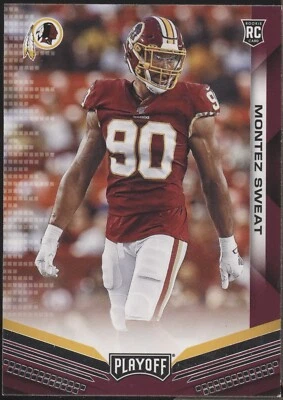 2019 Panini Playoff Montez Sweat Rookie #252 Washington Commanders - Image 1 of 2
