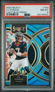 C.J. Stroud 2023 Panini Select #183 Houston Texans Rookie Light Blue Prizm /99 - Picture 1 of 2