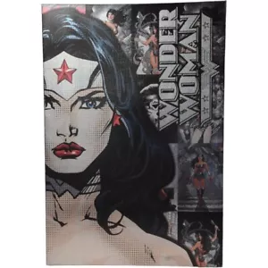 Wonder Woman DC Comics Warner Brothers Edge Home Canvas Wall Art 19x13 Decor - Picture 1 of 11