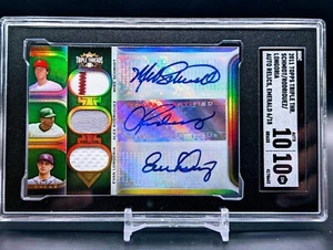 2011 Topps Triple Threads Alex Rodriguez/Mike Schmidt/Evan Longoria /18 SGC 10 - Picture 1 of 3