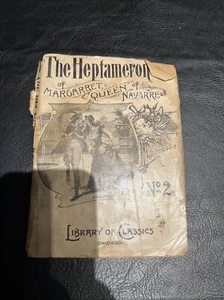 Antique Book Heptameron No 2 Margaret Queen Of Navarre Library Classics Chicago - Picture 1 of 6