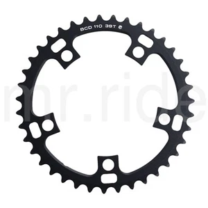 Driveline 39T Road Chainring Bike Bicycle Black,BCD:110mm,for 53/39T,10/11Speed - Picture 1 of 5