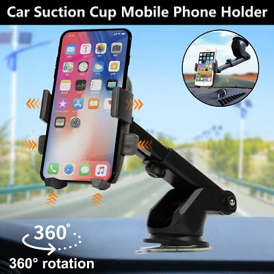 Sucker Cup Support Phone GPS Car Windshield Mount Holder Cradle For Cell Phone - Image 1 of 4
