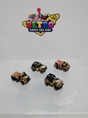 *De colección* (4) Lote Micro Máquinas Galoob 1986 Vehículos Militares de Estados Unidos Ejército Medic Jeep Foto 1 de 4