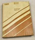 1982 DODGE CHALLENGER and PLYMOUTH SAPPORO  FACTORY SERVICE / SHOP MANUAL