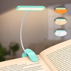 Rechargeable Book Light for Reading in Bed with 19 LED &Memory Function-Eye Car - Picture 1 of 12