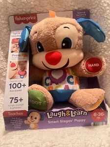 Fisher Price Laugh & Learn Smart Stages 6-36 Monate sprechender singender Welpe - Bild 1 von 2