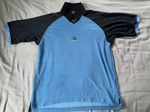 T-shirt Nike ACG tutte le condizioni Gear Dri Fit adulto M blu nero centro swoosh - Foto 1 di 18