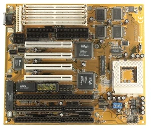 Socket 7 motherboard - Gigabyte GA-586ATV - Intel 430VX - TESTED - Picture 1 of 2