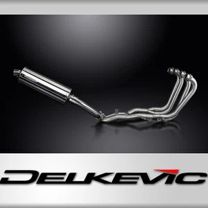 Honda CBR1000F Hurricane 87-99 Full Exhaust 4-1 350mm Oval Stainless Silencer - Picture 1 of 5