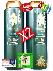 2 Pack BIOEXPERT SHAMPOOS PLACENTA CRECIMIENTO SALUDABLE D 650ml(c/u) - Picture 1 of 5