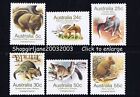 1981 - Australian Animals Endangered Species - set of 6 - Wombat Possum Wallaby