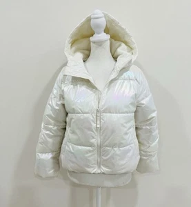 Old Navy Girl Frost Free Warm Winter Puffer Jacket Cozy Water Resistant Coat L - Picture 1 of 10