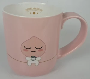 Kakao Friends Hotel de Ryan Apeach Ceramic Coffee Mug Tea Cup 15.5 oz Rare - Picture 1 of 5
