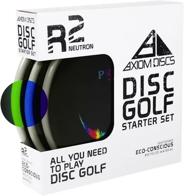 Juego de inicio Axiom Discs 3-Disc Eclipse R2 - Driver, gama media y putter, Glow-in-t Foto 1 de 4