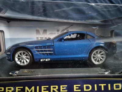 Modellino Maisto Mercedes-Benz SLR McLaren 1:18 – Premiere Edition (blu) - Immagine 1 di 4