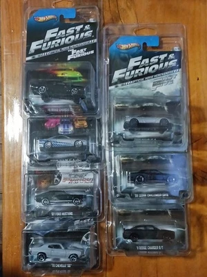 Hot Wheels Fast and Furious Official Movie Merchandise Partial Set IN PROTECTORS - Image 1 of 4