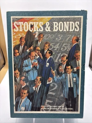 Vintage 1964 Stocks and Bonds Stock Market Investment Game Complete - Image 1 of 4