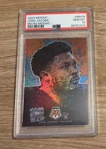 Josh Jacobs Micro Mosaic Case Hit PSA 10 GEM MINT 2023 Panini Mosaic SSP  - Bild 1 von 1
