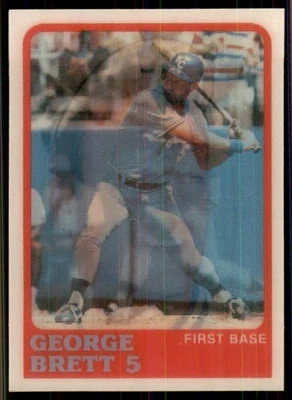 1987 Sportflics #150 George Brett Kansas City Royals - Image 1 of 2