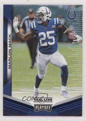 2019 Panini Playoff Goal Line Marlon Mack #56 - Image 1 of 2