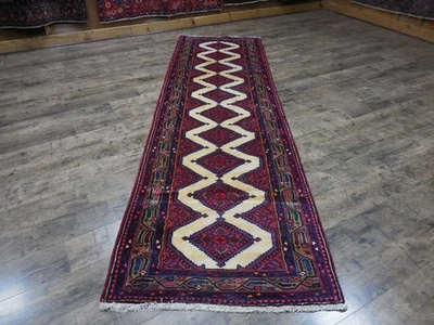 Turkish Vintage Rug,Turkish HandMade Geometric Anatolian Tribal Rug 2.10x9.9 Ft - Image 1 of 4