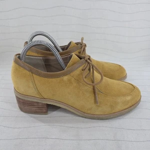 Zapatos Clarks Originales Para Mujer Phenia Strand Con Cordones Marrón Mostaza Gamuza Talla 8 - Imagen 1 de 12